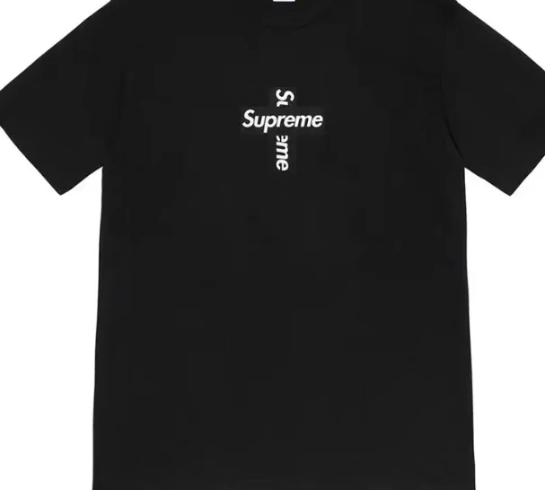 CROSS L White BOX LOGO Short T-shirt S sleeved Black M XL 0617